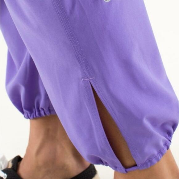 LULULEMON OM PANTS POWER PURPLE SIZE 6 - Picture 3 of 7